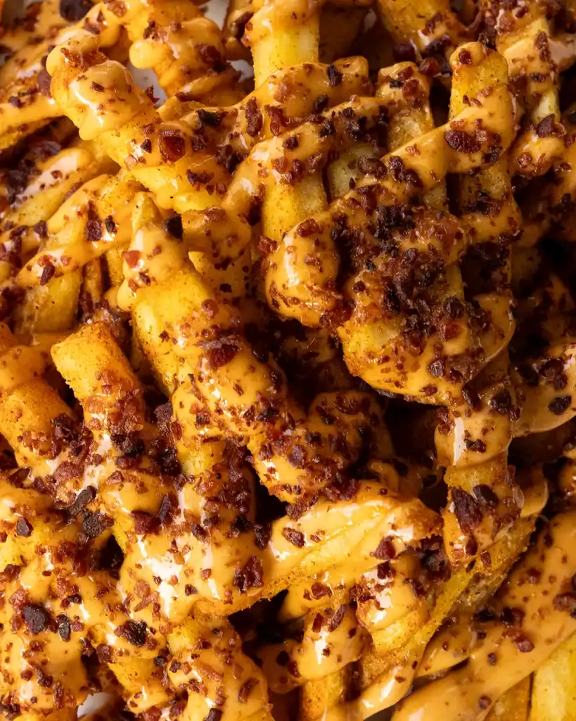 fries, fat bull