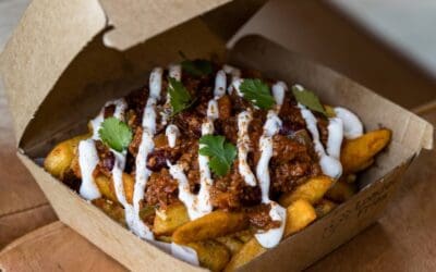 Vegan Chilli Con Carne Fries at The Fat Bull Co.